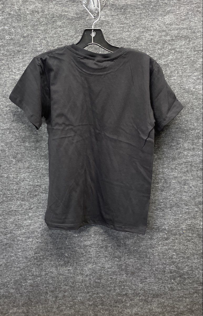 Pacific Sports Youth 10 Pack T-Shirts Black 100% Cotton Short Sleeve Sz S