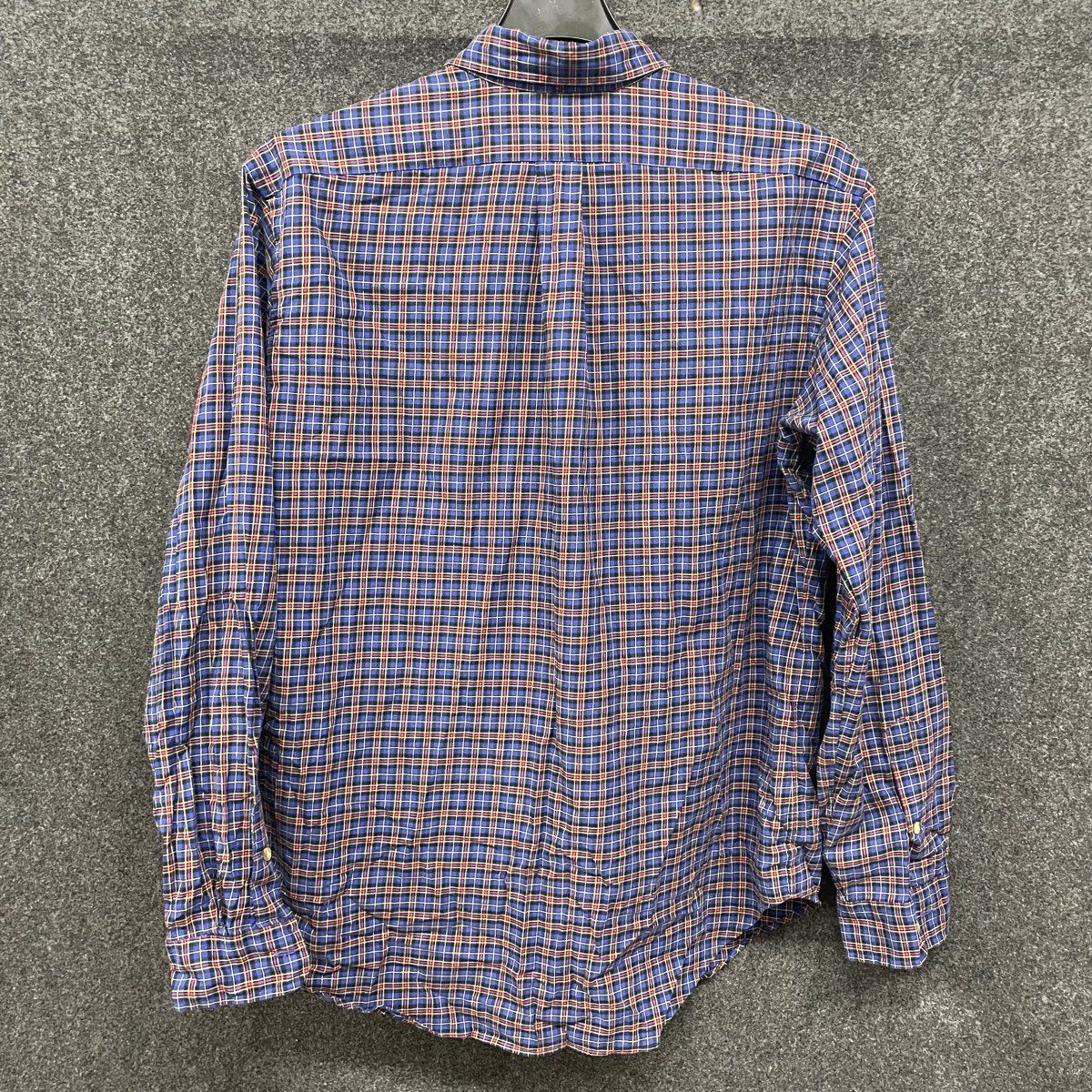 Polo Ralph Lauren Men's Blue Plaid Long Sleeve Button Down Shirt Classic Fit L