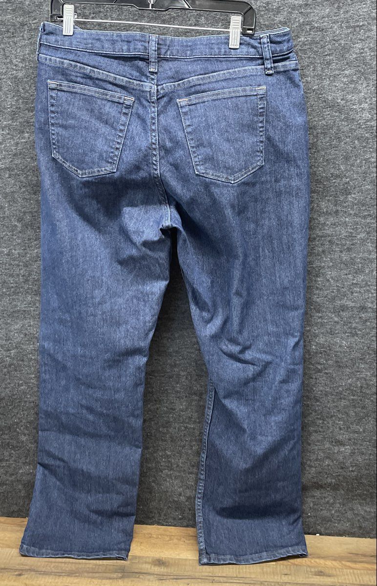 Riders by Lee Women's Blue Relaxed Fit Denim Jeans Sz 16 M