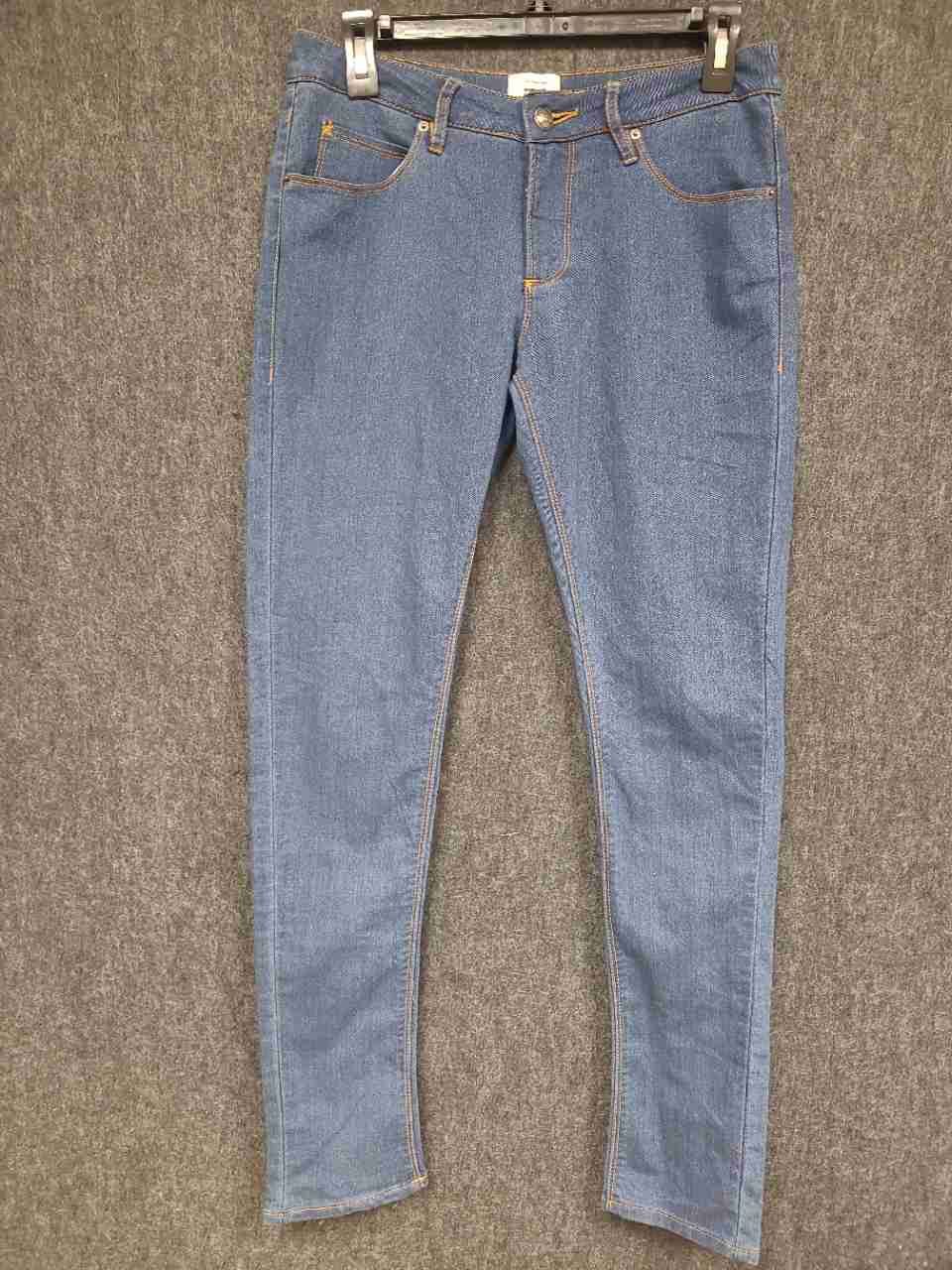 Obey Propaganda Women's Lean & Mean Fit Blue Stretch Denim Jeans Sz 28
