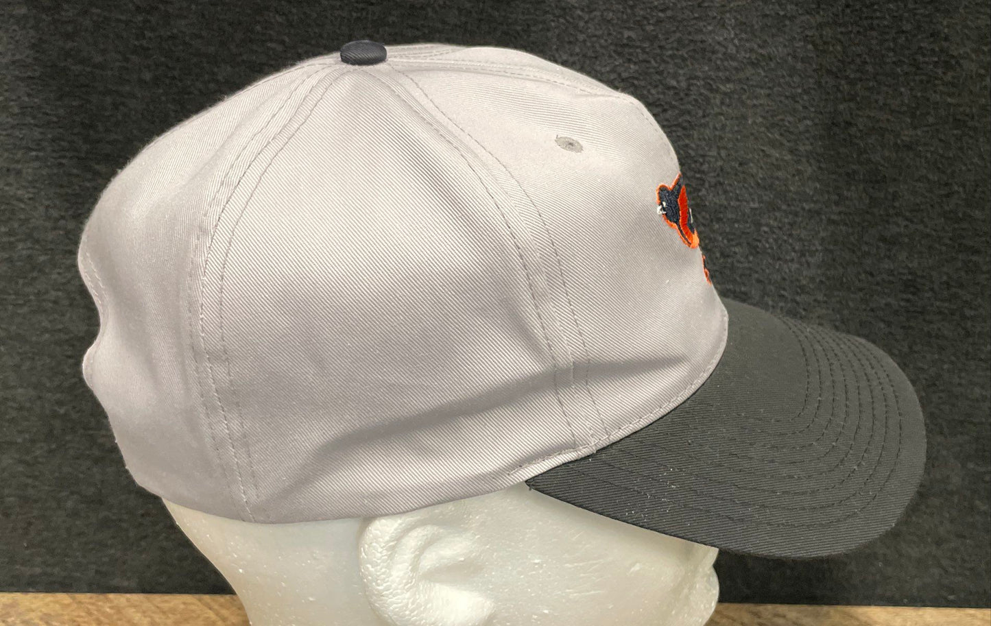 Vintage 90s Twins Enterprise MLB Baltimore Orioles Snapback Hat Gray Black OSFA