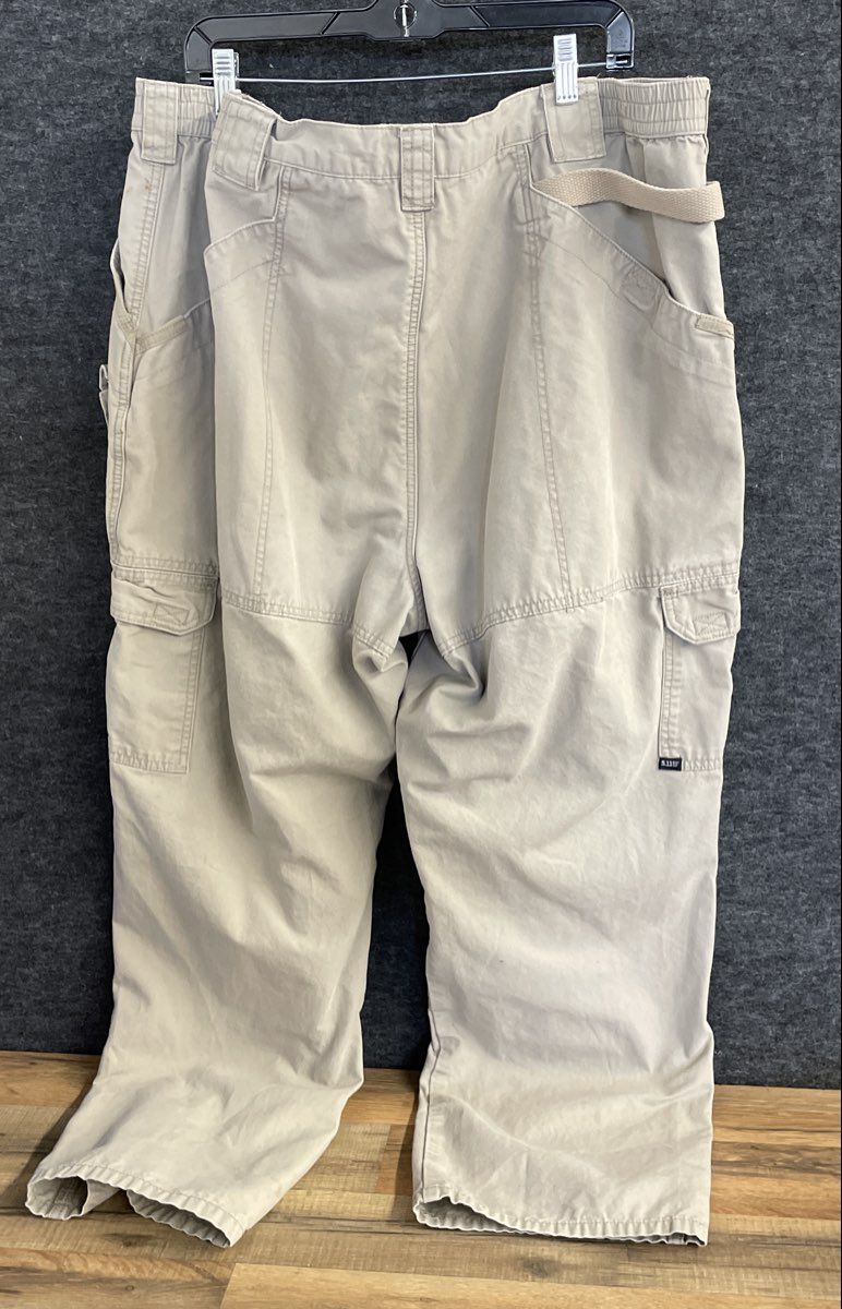5.11 Tactical Men's Tan Cotton Canvas Cargo Pants Style 74251 Sz 44x32