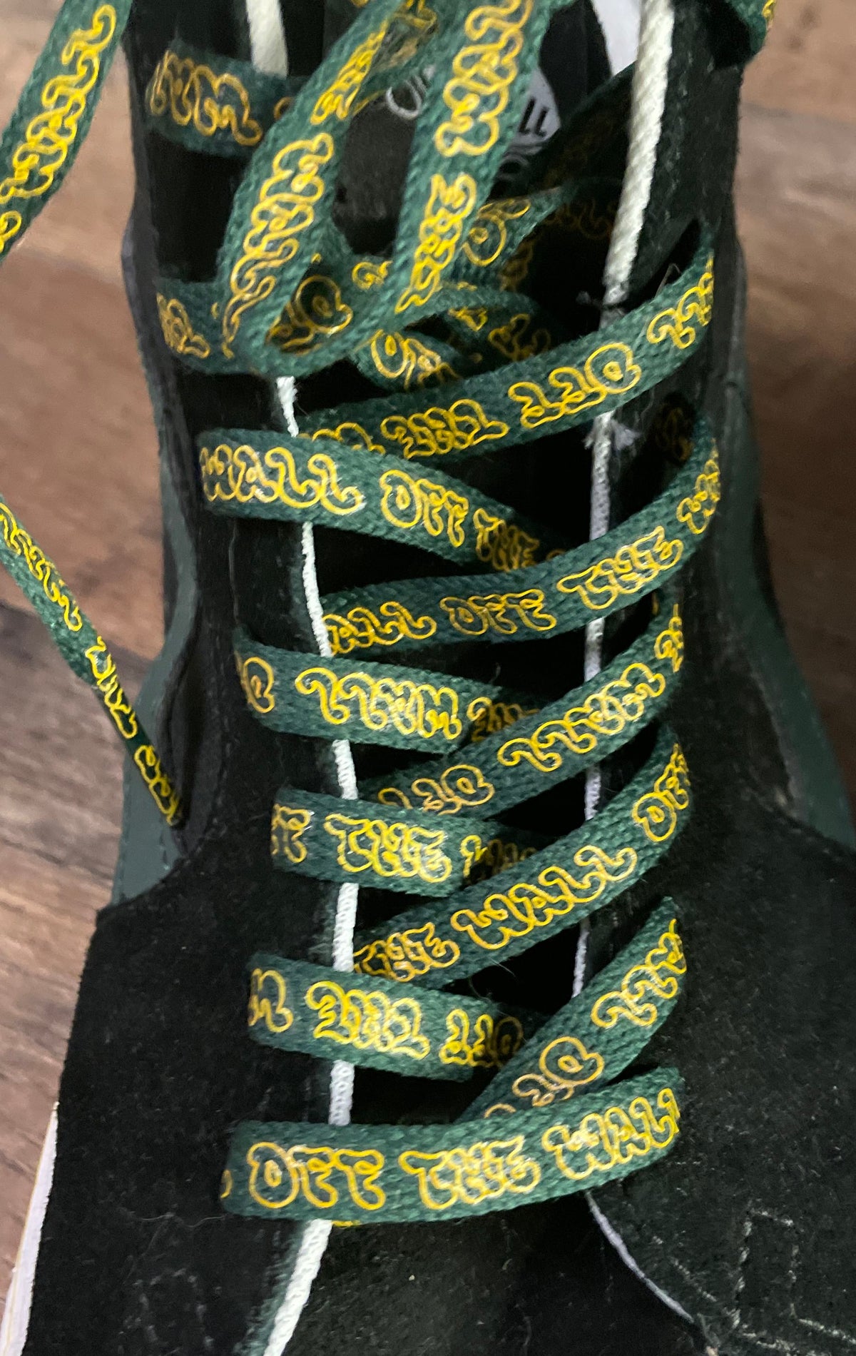Vans Sk8-Hi ComfyCush Sunflower Black Green High Top Sneakers Size Men's 9.5