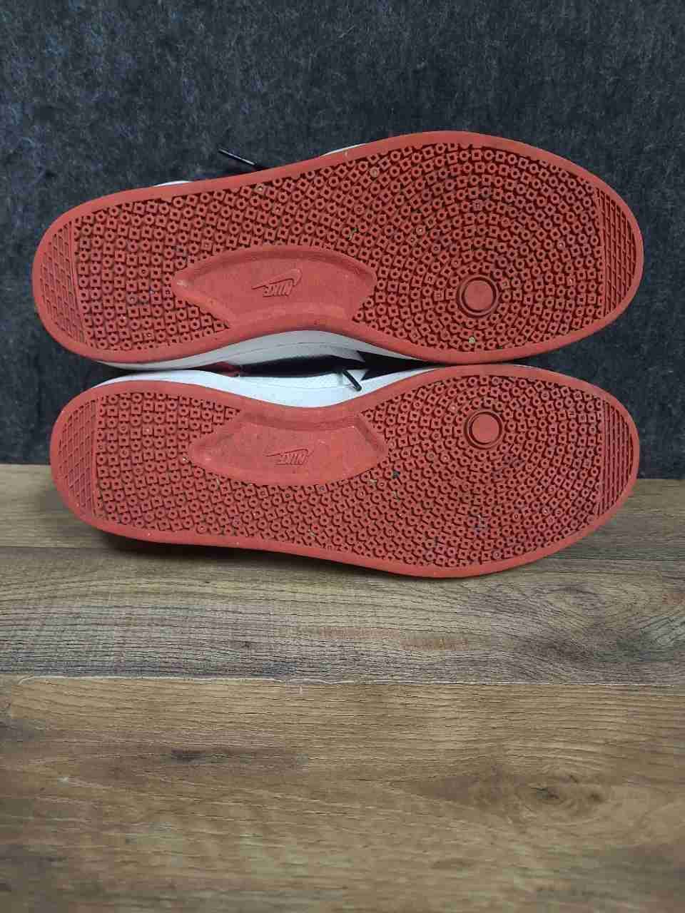 Nike SB Alleyoop White Black University Red Men's Skate Shoes Size 12
