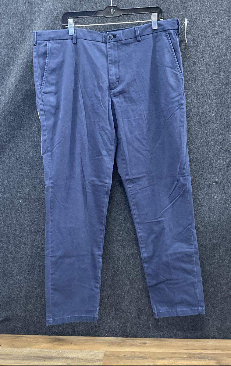 Izod Men's Saltwater Stretch Chino Pants Cadet Navy Blue Slim Fit 40x32 NWT