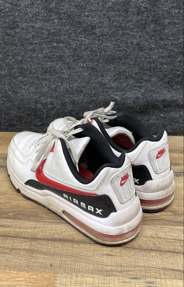 Nike Air Max LTD 3 White University Red Black Sneakers Men's Size 11.5