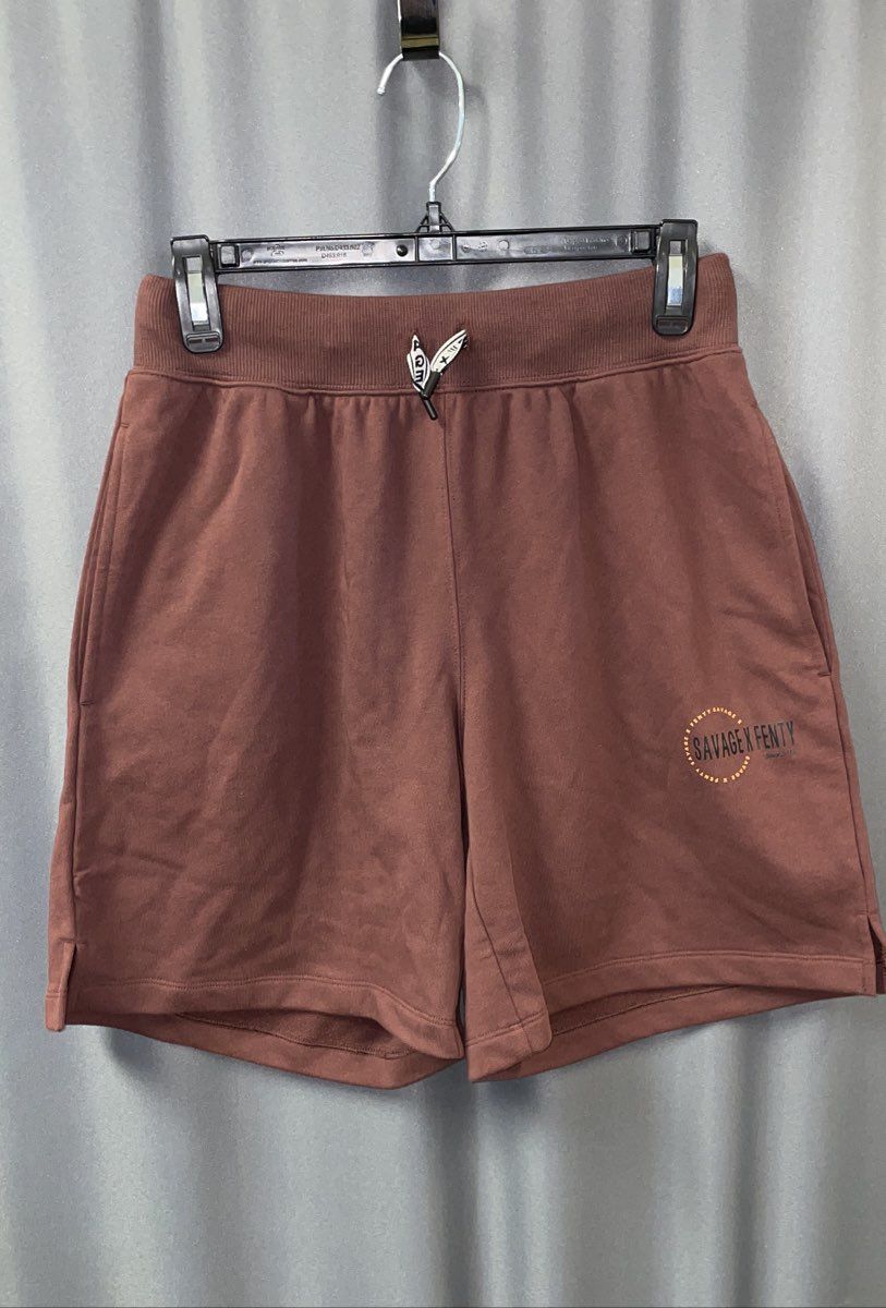 NWT Women's Burgandy Savage Fenty Shorts - Size S