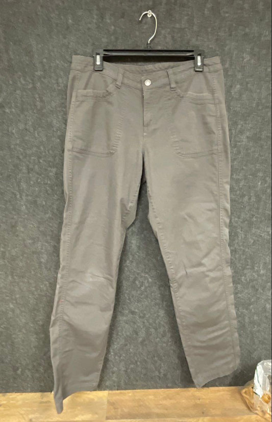The North Face Women's Gray Outdoor Hiking Utility Straight Leg Pants Sz 10