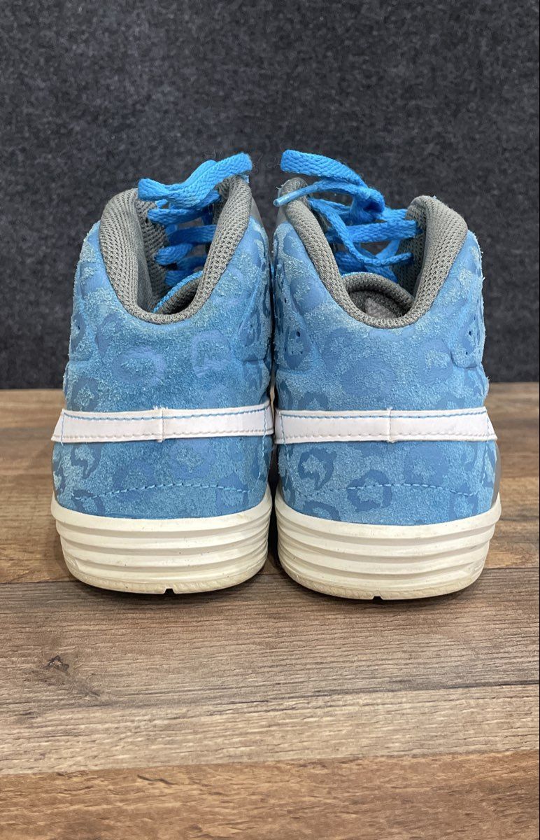 Nike Lunar Force 1 High Blue Grey Safari Youth Sneakers Size 6.5Y
