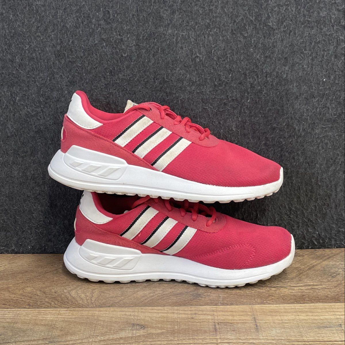 Adidas LA Trainer Lite Pink White Sneakers Grade School Size 2