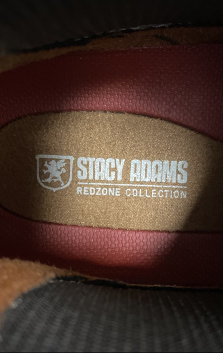 Stacy Adams Redzone Cognac Cap Toe Brogue Chelsea Boot Men's Size 11 M