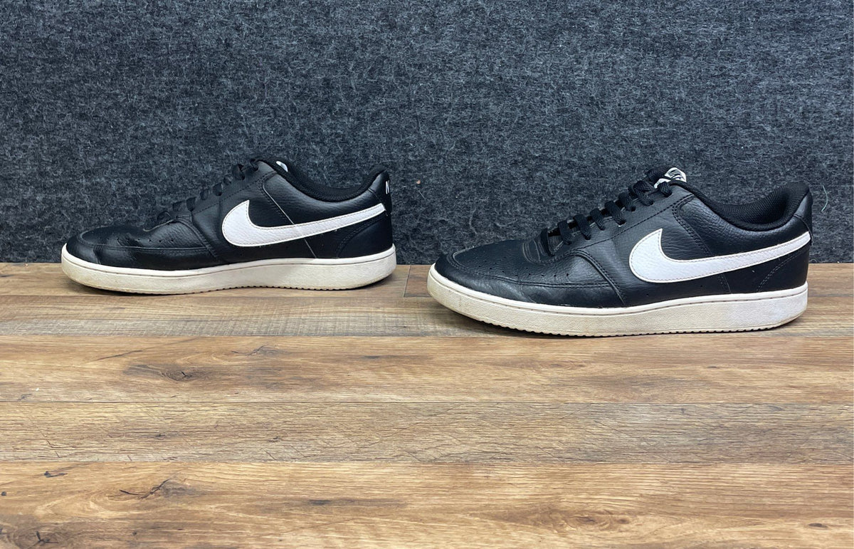 Nike Court Vision Low Black White Men's Sneakers Size 10.5