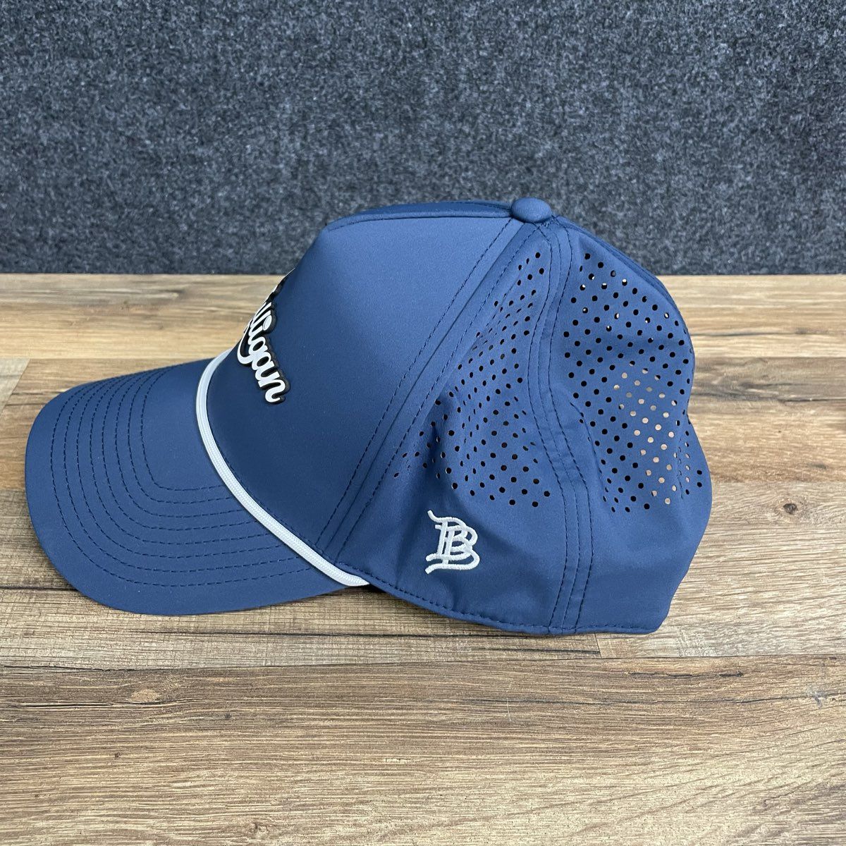 Branded Bills Men's Navy Blue Mulligan Performance Rope Golf Snapback Hat