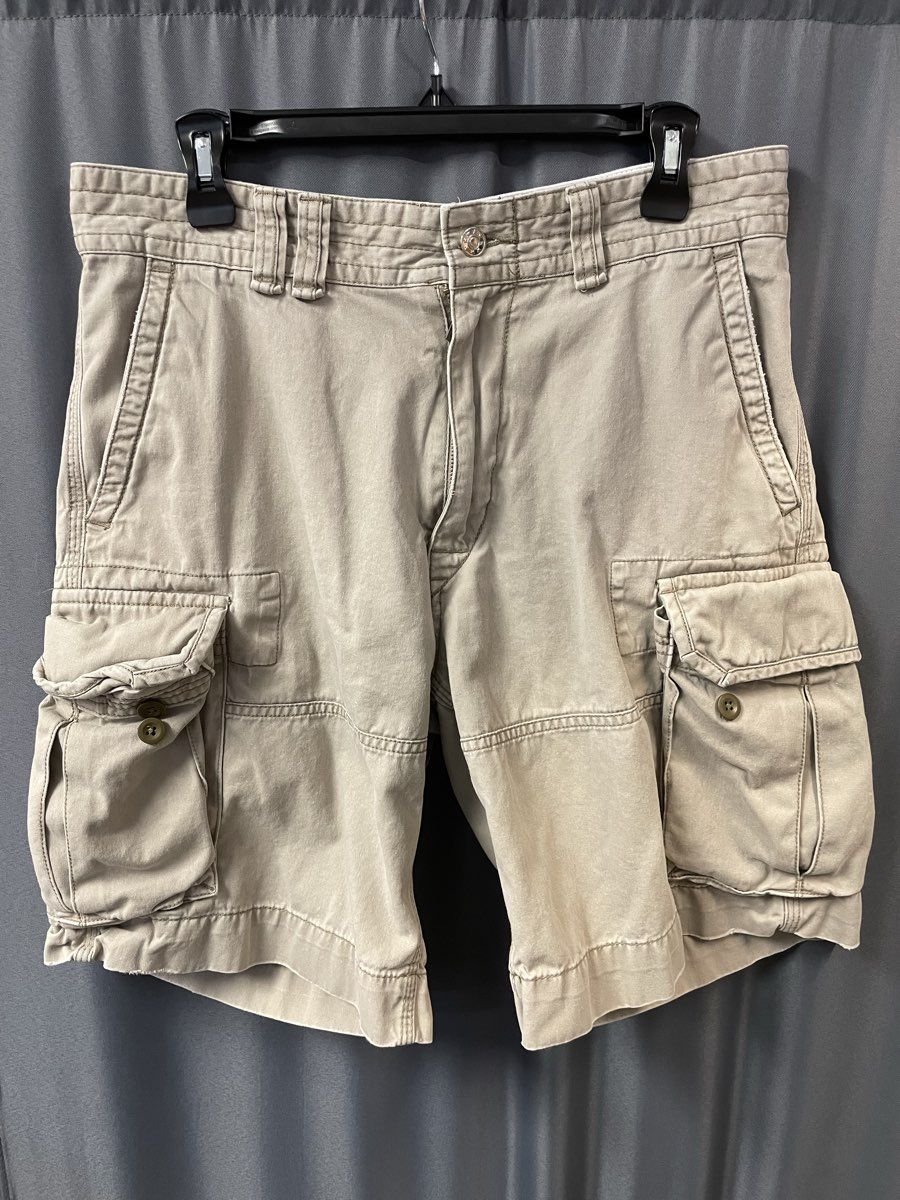 Polo Ralph Lauren Men's Beige Classic Polo Chino Cargo Shorts Sz 33