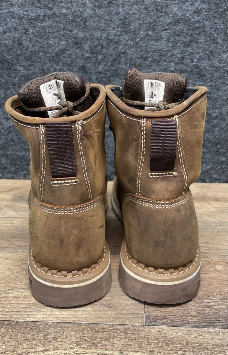 Georgia Boot Women's 6" Brown Leather EH Work Boots GB00512TS Size 8M