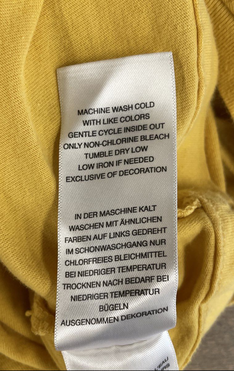 Men's Size 3XL Yellow True Religion Buddha Logo Tshirt