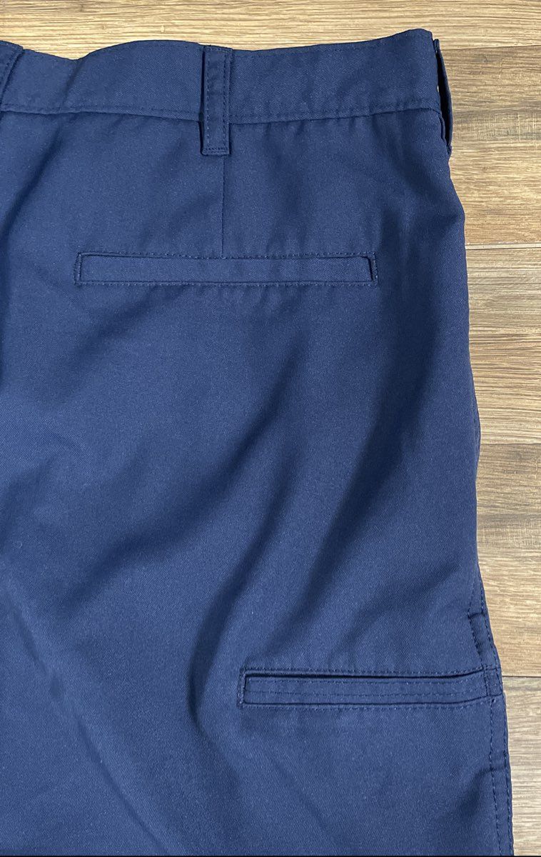 PGA Tour Men's Navy Blue Flat Front Performance Golf Shorts Size 36