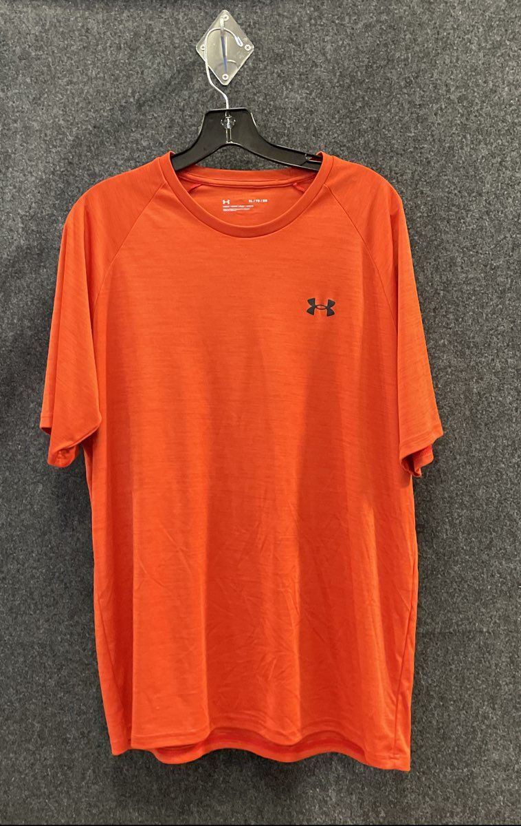 Under Armour Men's Orange Loose Fit Short Sleeve Performance T-Shirt Size XL