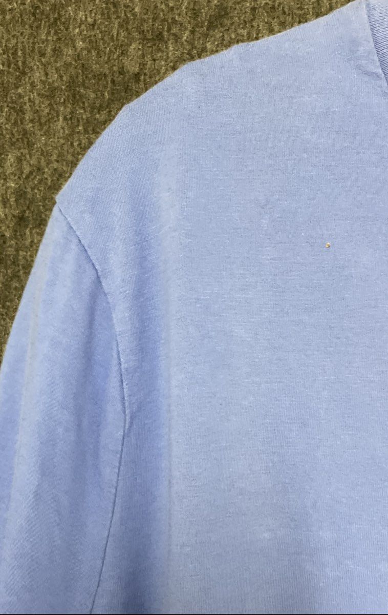 Polo Ralph Lauren Men's Light Blue Custom Slim Fit Pony T-Shirt Sz L