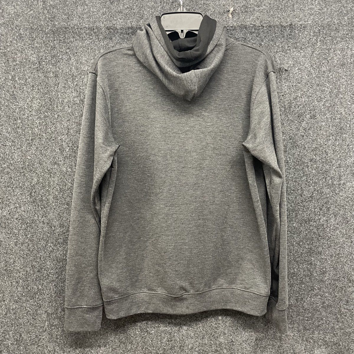 Nike Men's Gray Full Zip Hoodie Embroidered Swoosh Vintage Sz M