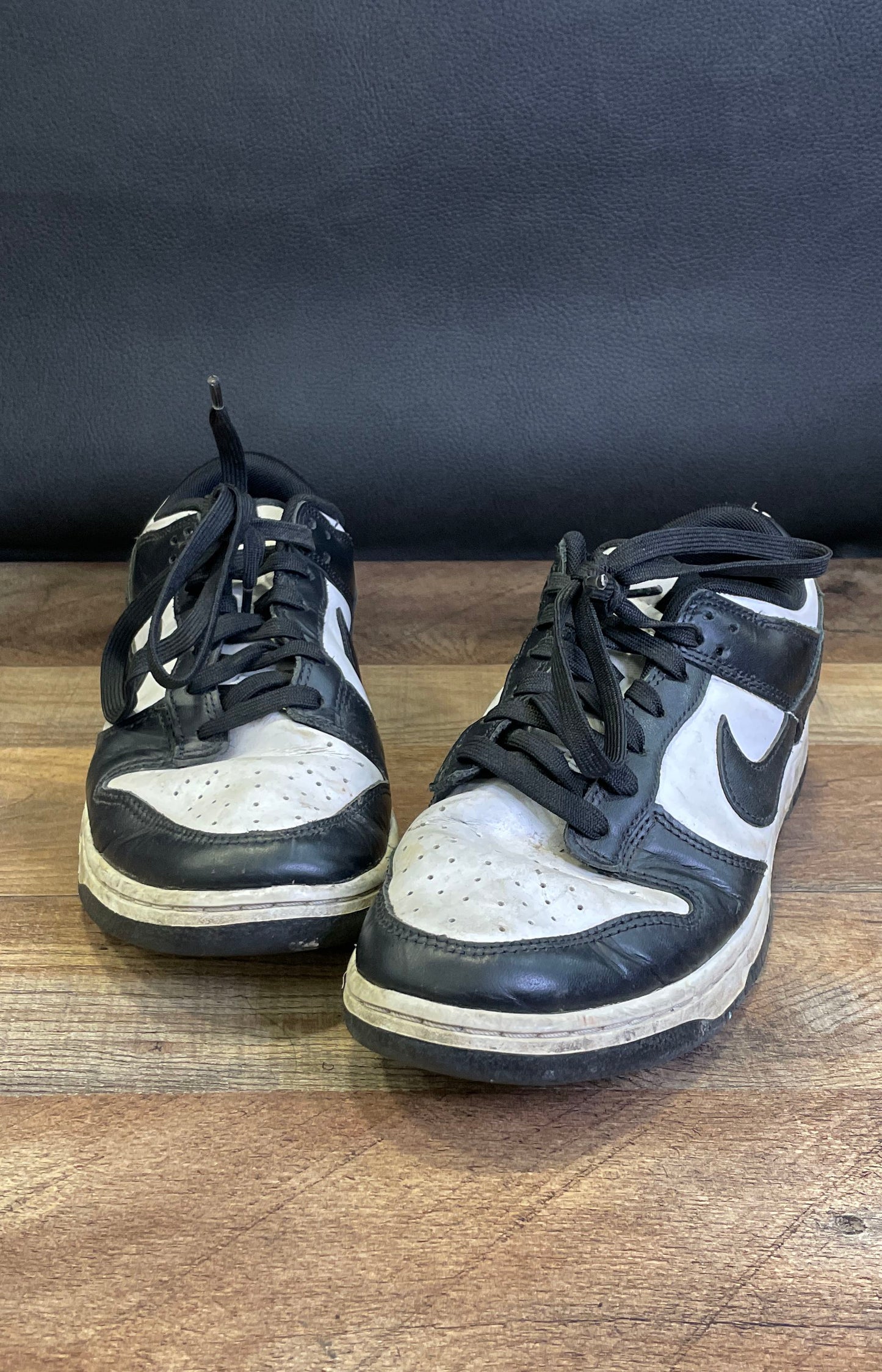 Nike Dunk Low Retro Panda White Black Sneakers Men's Size 9