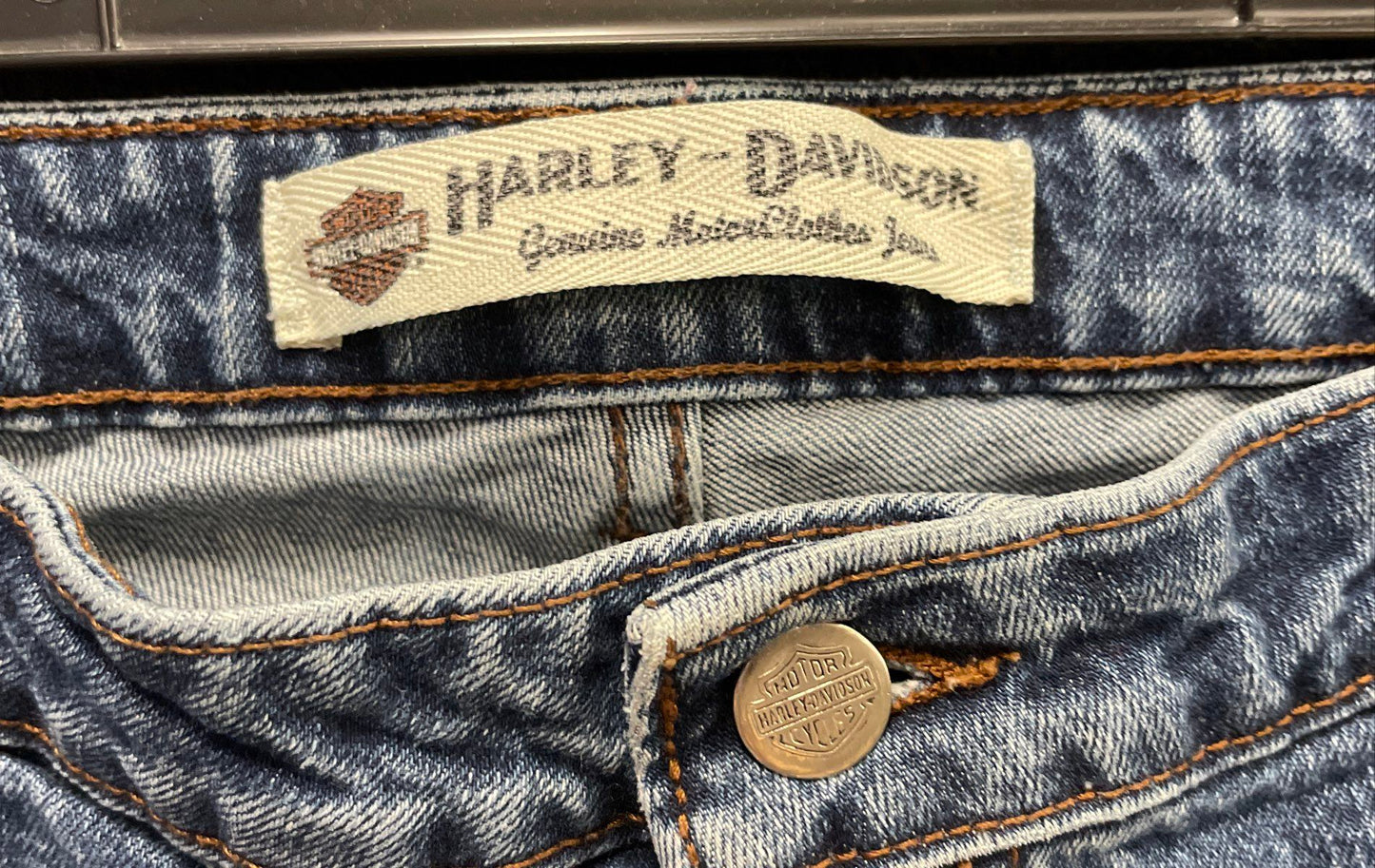 Vintage 2005 Harley-Davidson Bootcut Jeans Denim Made in Canada Sz 14L