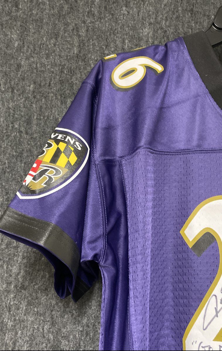 NFL Pro Line Ravens #26 Powers Signed Jersey Personalized NWT XL