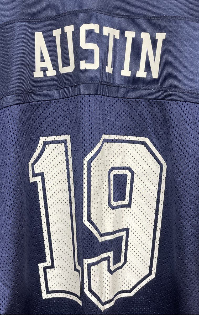 NFL Dallas Cowboys Men's Jersey Blue Miles Austin #19 Size L