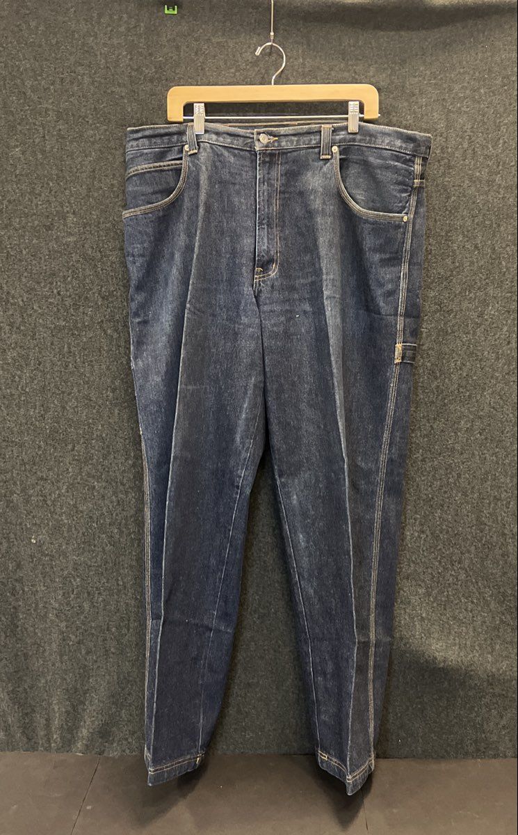 Vintage 90s Guess Men's Blue Carpenter Jeans Made in USA Sz 40x34