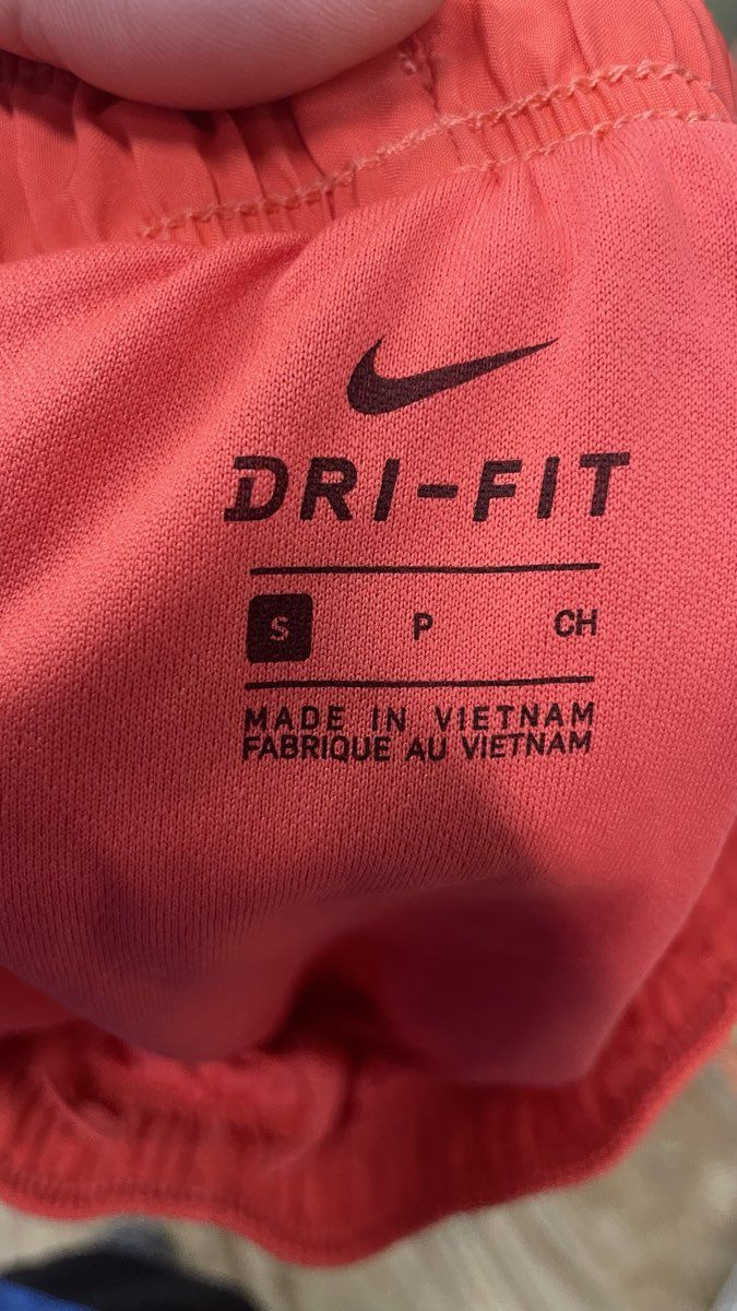 Nike Women's Dri-FIT Tempo Running Shorts Pink Just Do It Size S