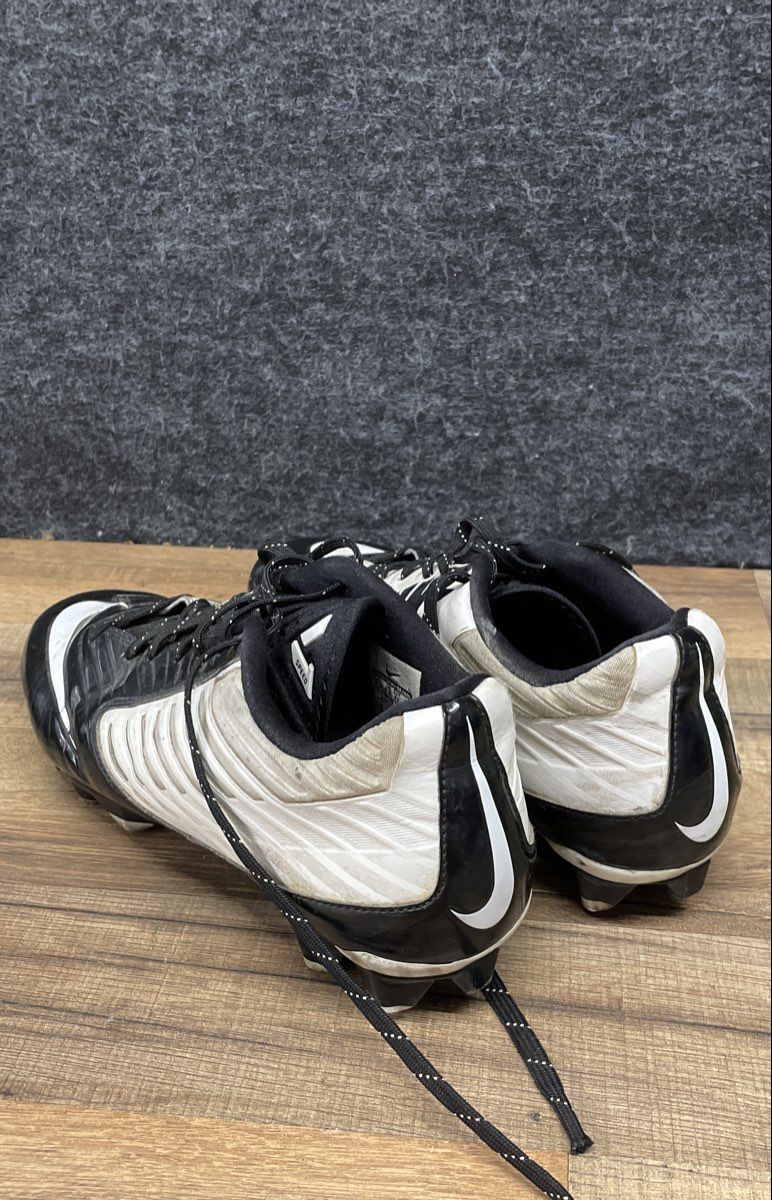 Nike Vapor Speed Low Black White Men's Football Cleats Size 9.5