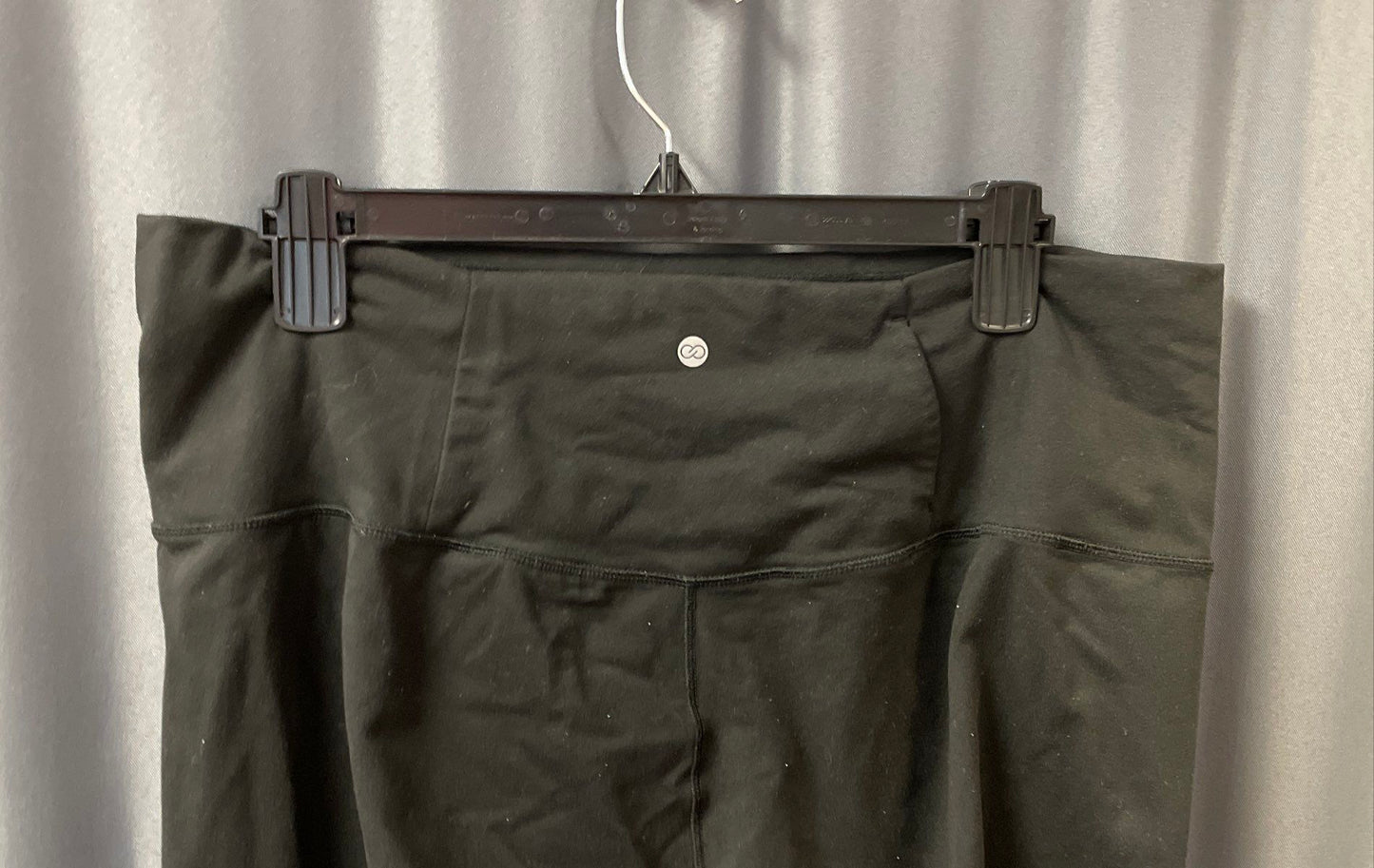 Calia Women's Black Supplex Nylon Spandex Activewear Jogger Pants Sz XXL