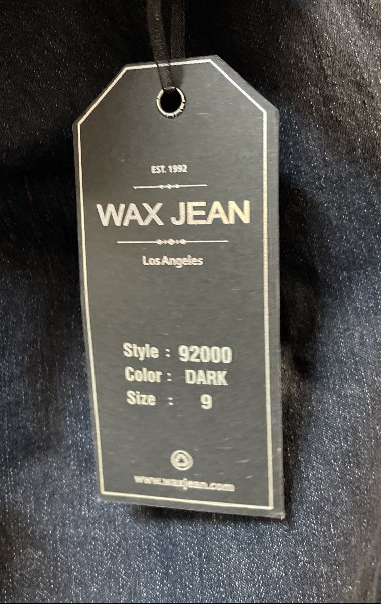 Wax Jean Women's Dark Wash Stretch Bootcut Jeans Sz 9 NWT