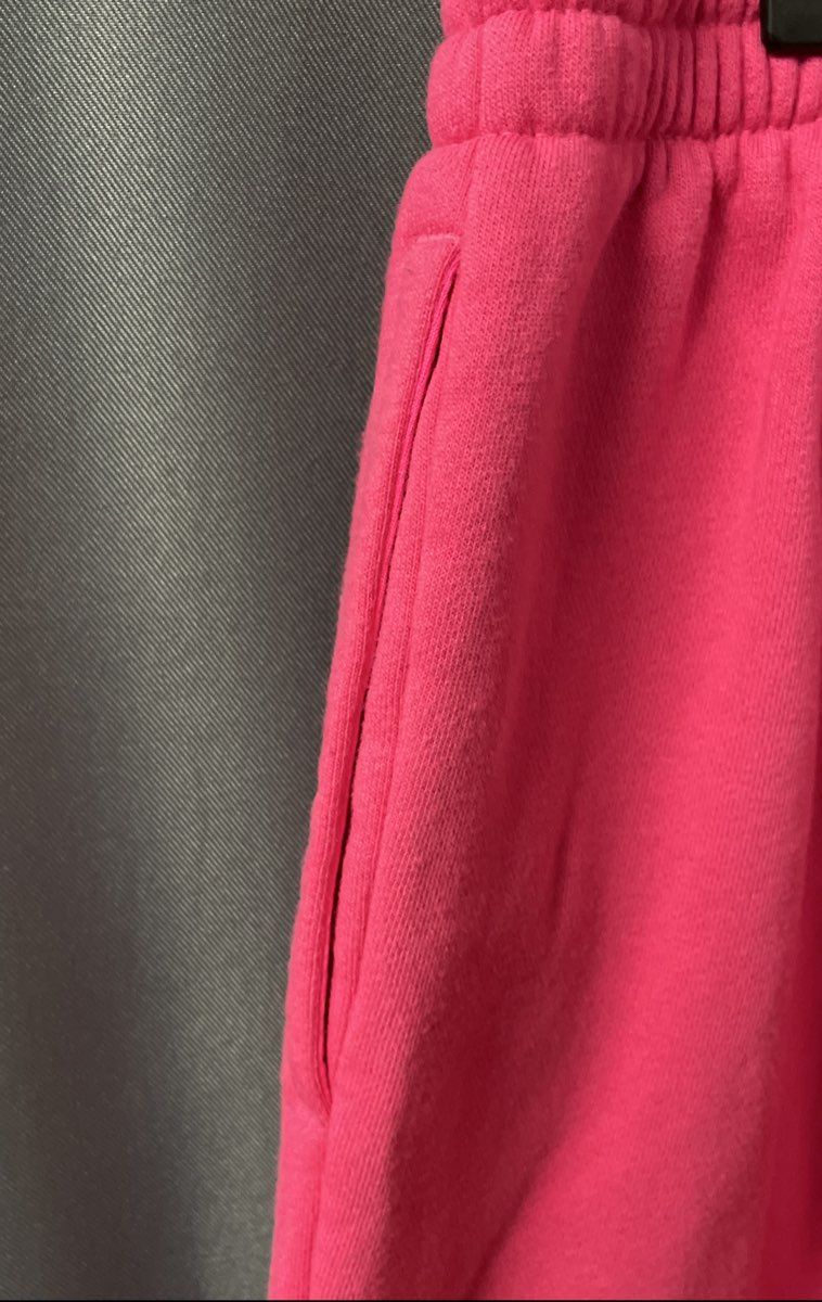 Adidas Women's Pink Fleece Sweatsuit Hoodie Joggers 2 Piece Set Sz S