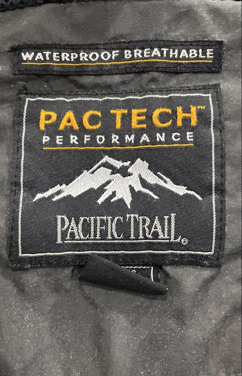 Pacific Trail Women's Sage Green Pac Tech Waterproof Breathable Jacket Sz M Y2K