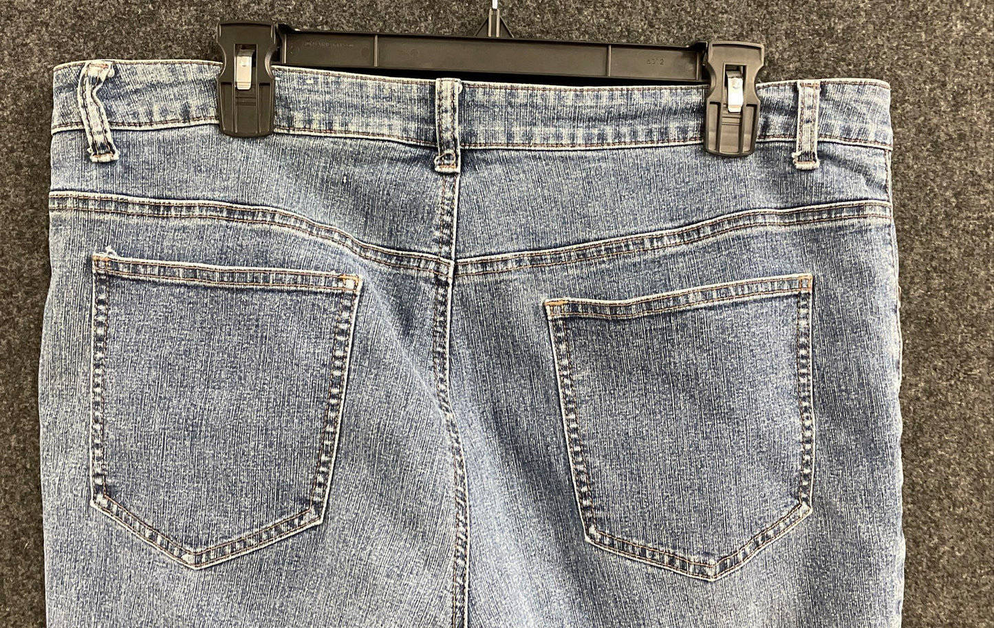 Westport Woman Women's Blue Embroidered Floral Studded Jeans Vintage Y2K