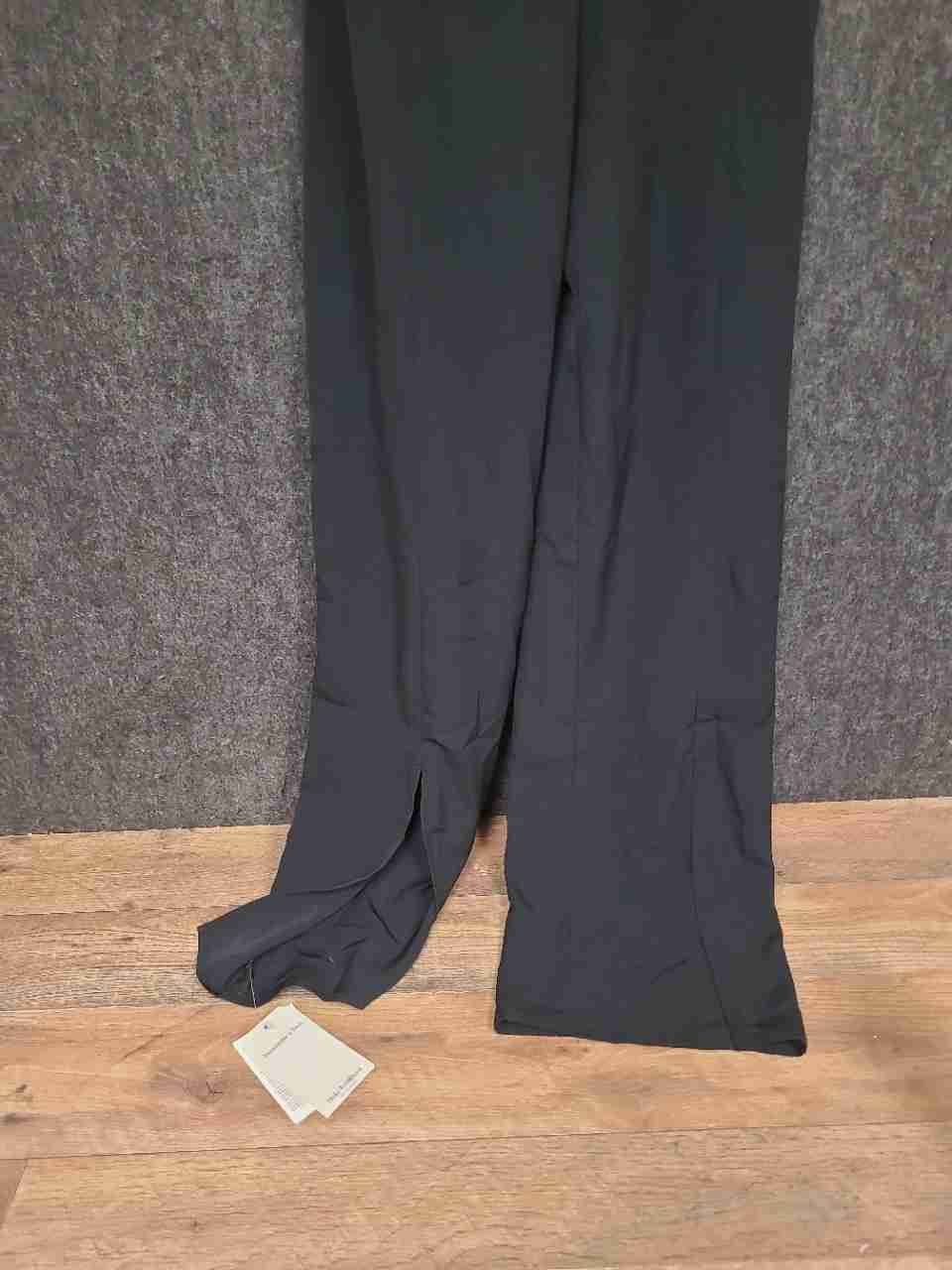 Abercrombie & Fitch Women's Black Strapless Side Slit Wide Leg Jumpsuit NWT XSP