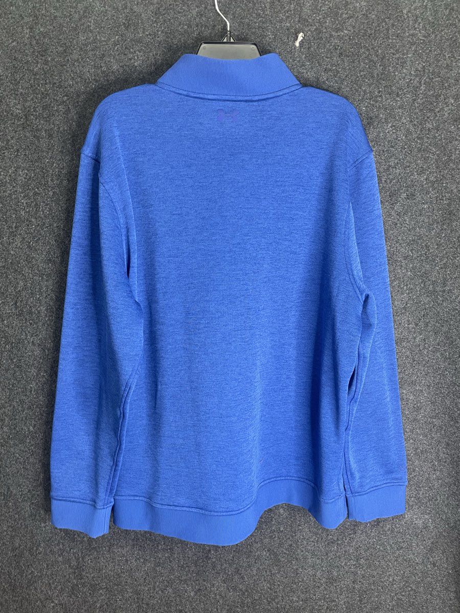 Under Armour Men's Storm Sweater Fleece 1/4 Zip Pullover Blue Sz XXL