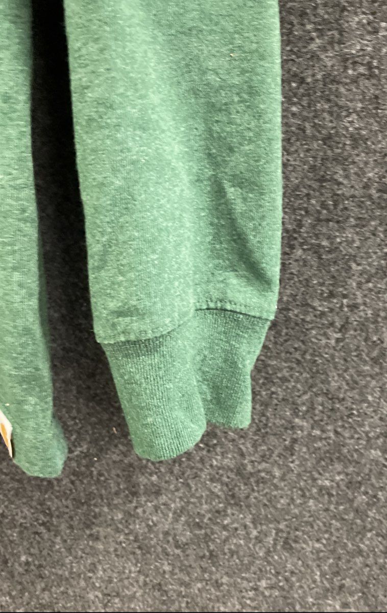 Carhartt Men's Green St. Patrick's Day Shamrock Long Sleeve Loose Fit Shirt Sz L
