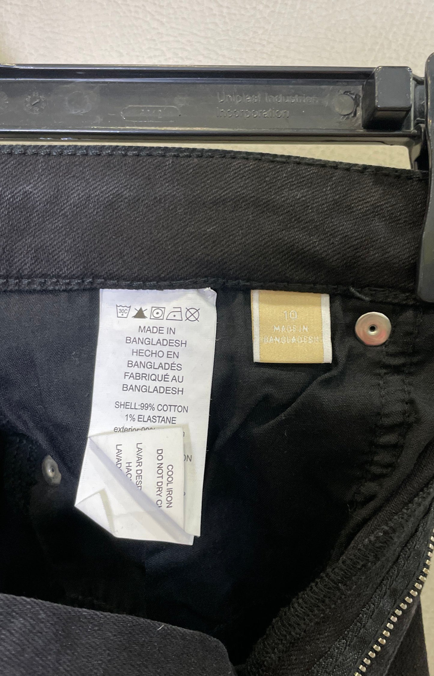 Michael Kors Women's Black Rhinestone Studded Side Seam 5-Pocket Pants Size 10