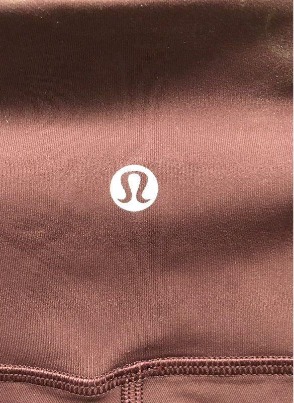 Lululemon Women's Burgundy High-Rise Wunder Under Leggings Sz 6