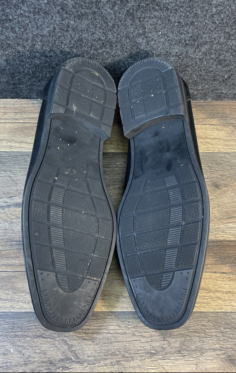 Florsheim Jasper Black Tumbled Leather Penny Loafer Men's Size 12
