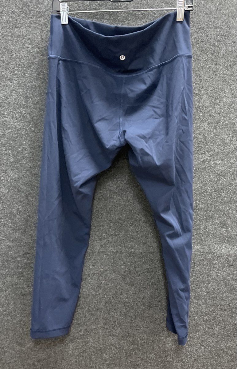 Lululemon Women's Wunder Train High-Rise Tight 25" Navy Blue Leggings Sz 14
