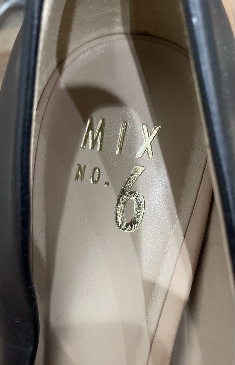 Mix No. 6 Black Pointed Toe Pumps Lucite Stiletto Heel Women's Size 9.5
