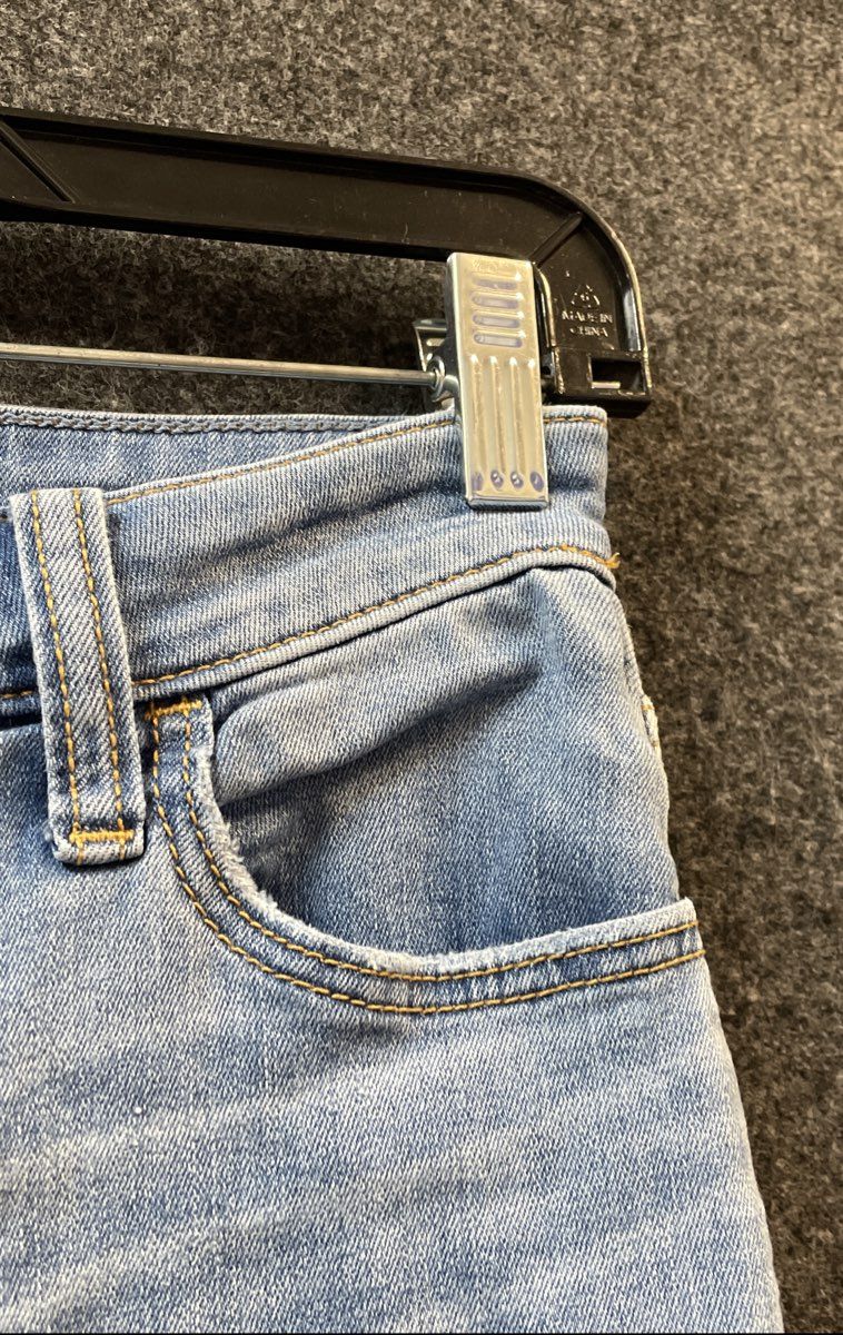 Hollister Women's Light Wash Distressed High-Rise Flare Stretch Jeans Sz 2R