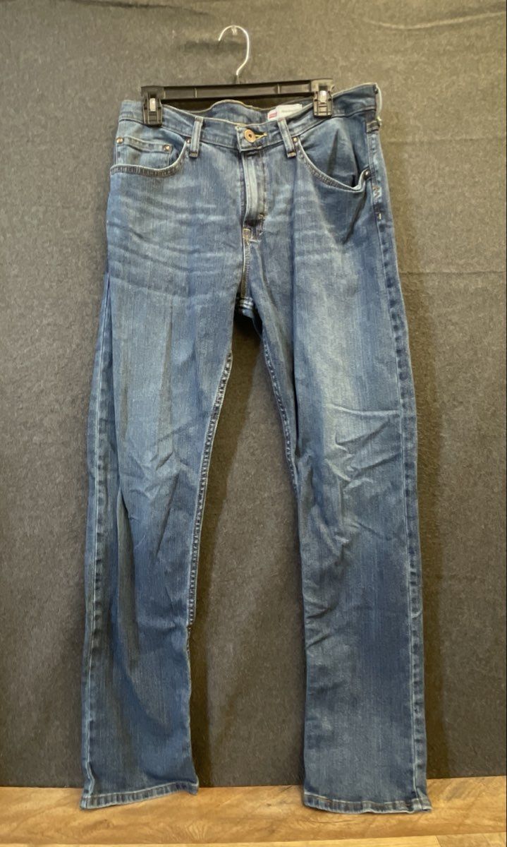 Wrangler Men's Blue Denim Jeans Lot of 2 Slim Straight & Straight Fit Size 32x32