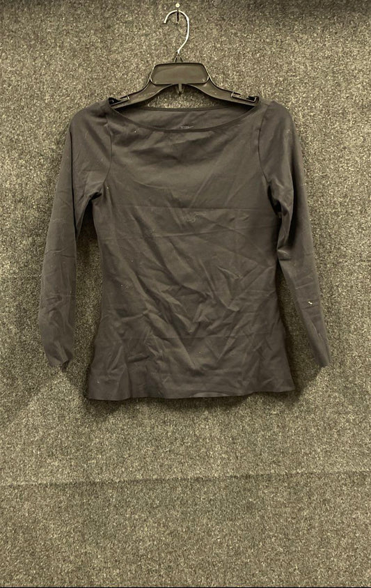Nike Women's Yoga Dri-FIT 3/4 Sleeve Black Shirt Sz S