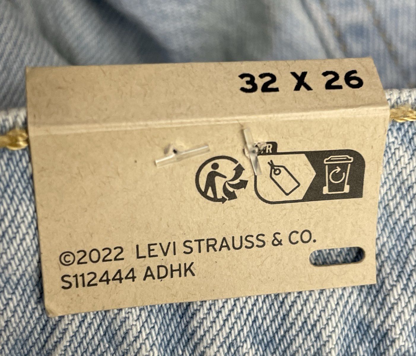 Levi's Women's 501 Original Cropped Jeans Light Wash High Rise NWT Sz 32x26