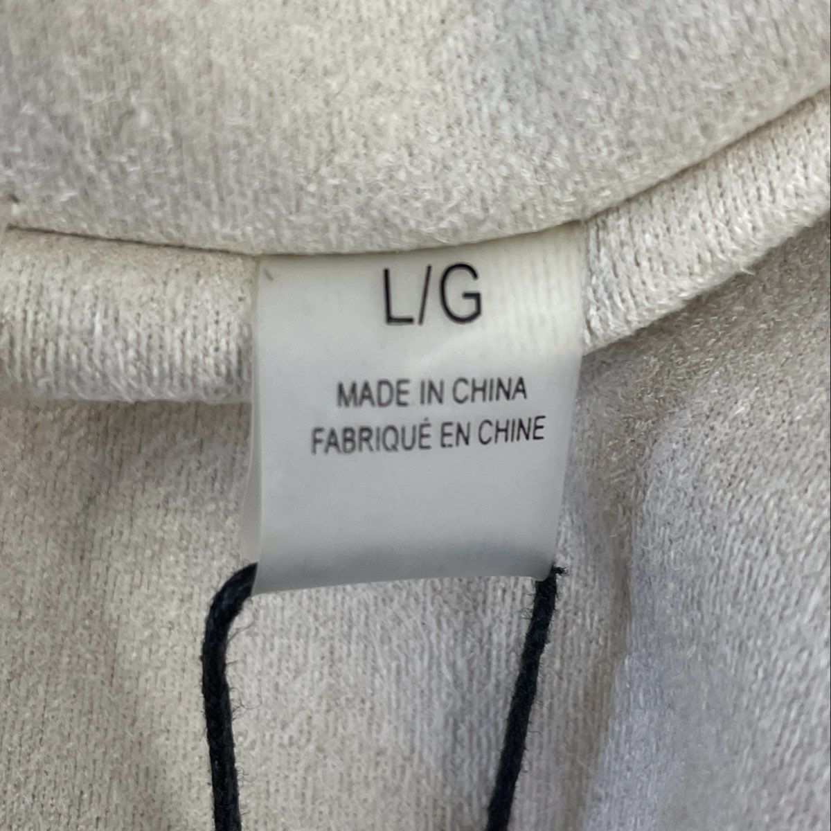 T Tahari Women's Beige Faux Leather Duster Coat Notched Lapel NWT Sz L