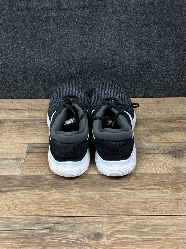Nike Revolution 4 Black White Dark Grey Men's Running Shoes Size 11